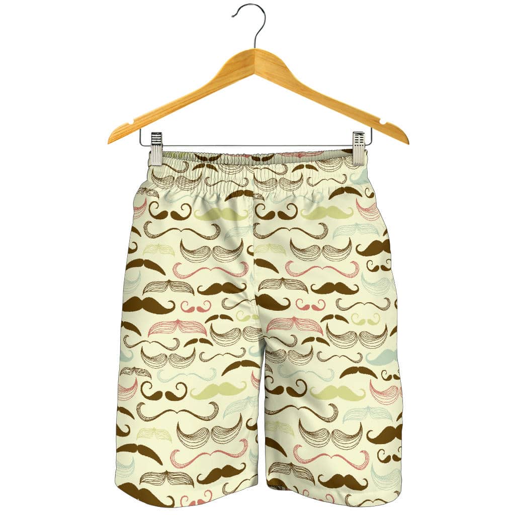 Mustache Beard Pattern Print Design 01 For Men Women Kid Shorts