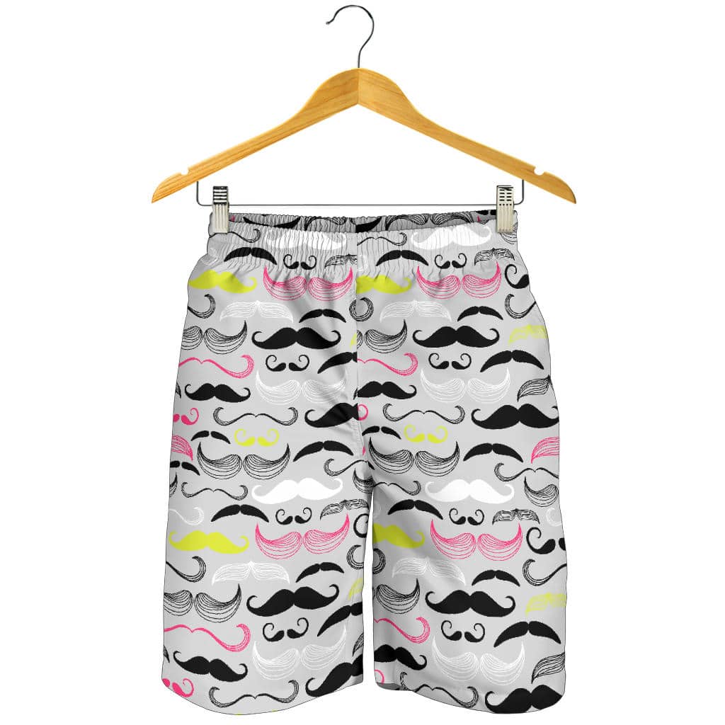 Mustache Beard Pattern Print Design 02 For Men Women Kid Shorts