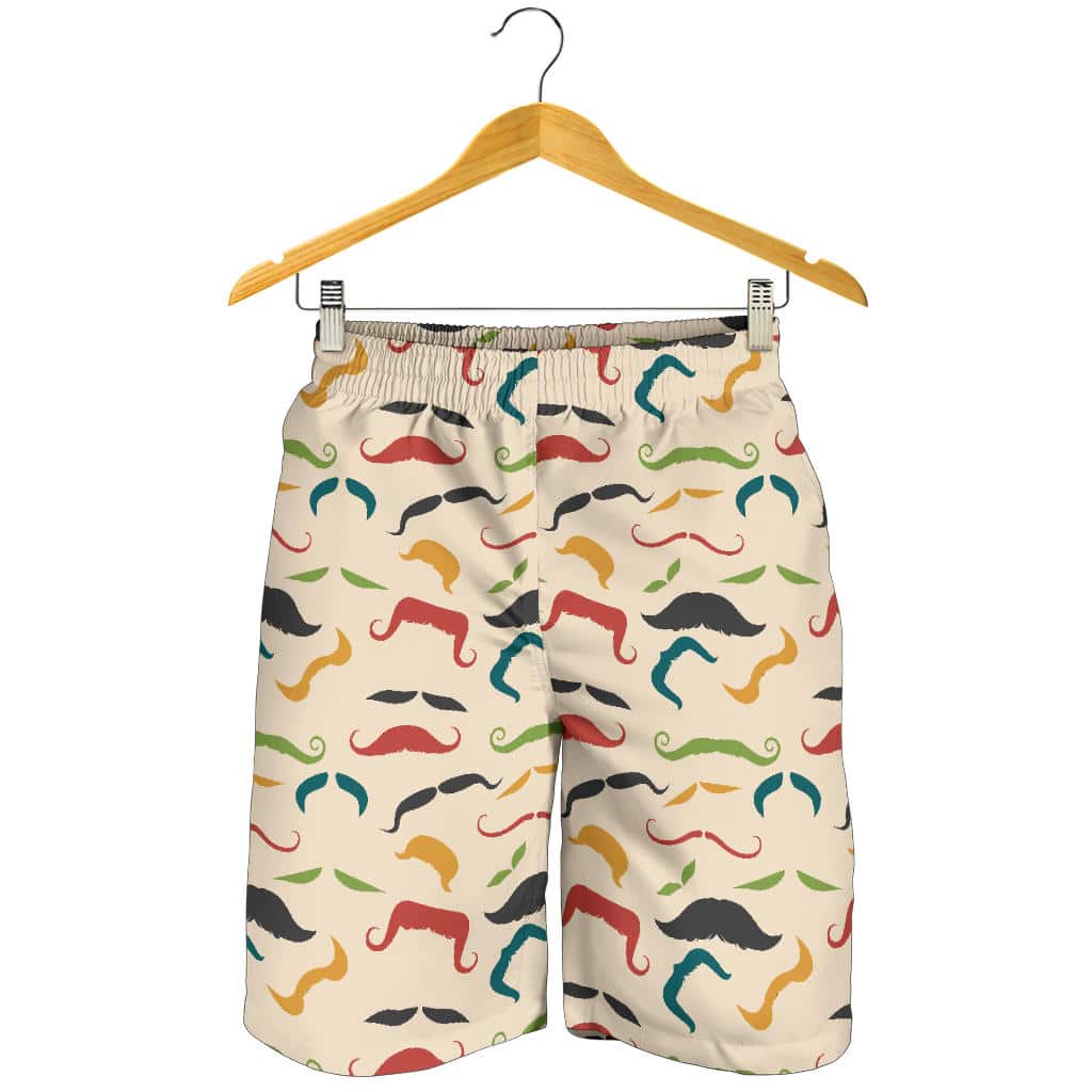 Mustache Beard Pattern Print Design 03 For Men Women Kid Shorts