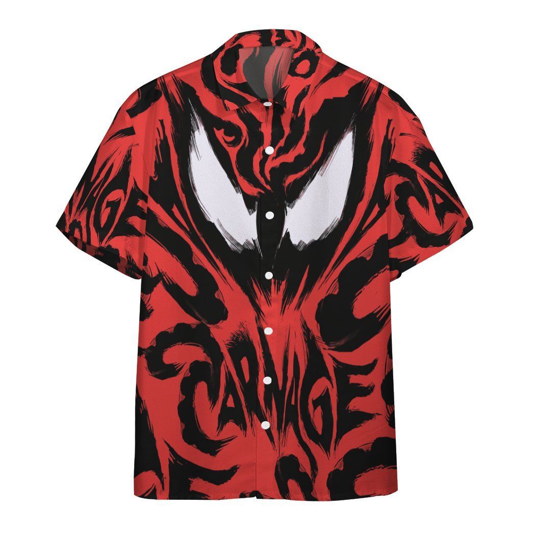 Mv Venom Hawaiian Shirt Carnage Red Symbiote Hawaii Aloha Shirt