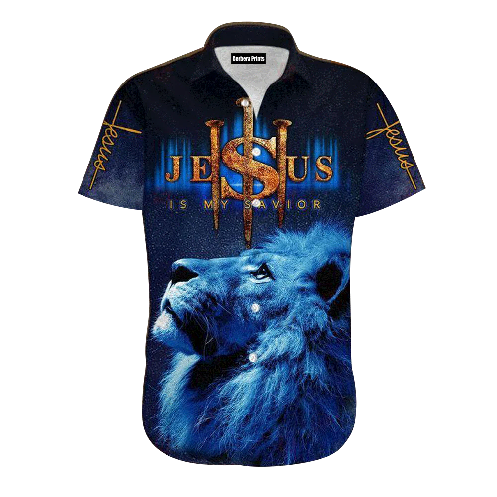 My Savior Jesus Blue Aloha Hawaiian Shirts For Men And For Women