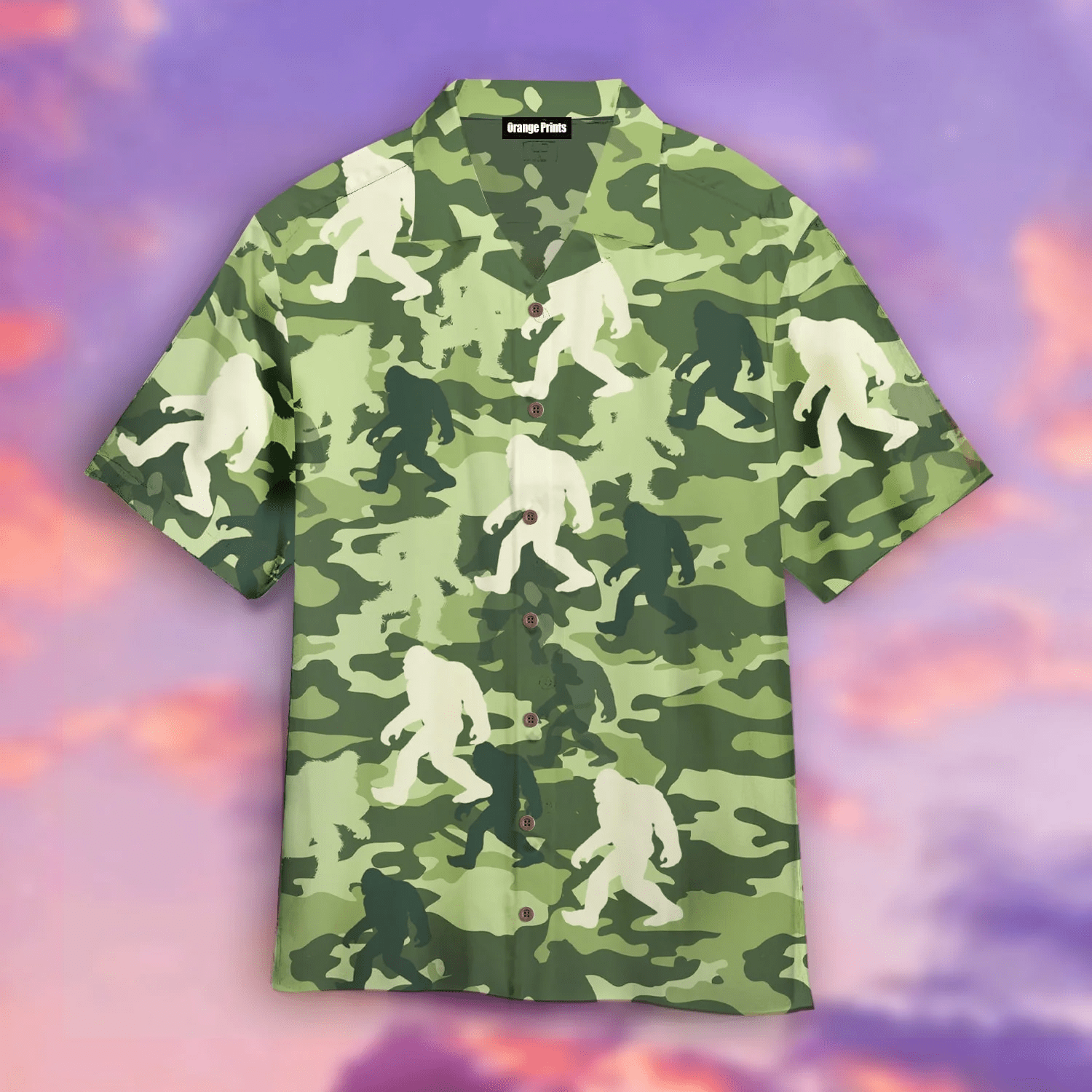 Mystical Bigfoot Island Adventure Aloha Hawaiian Shirt
