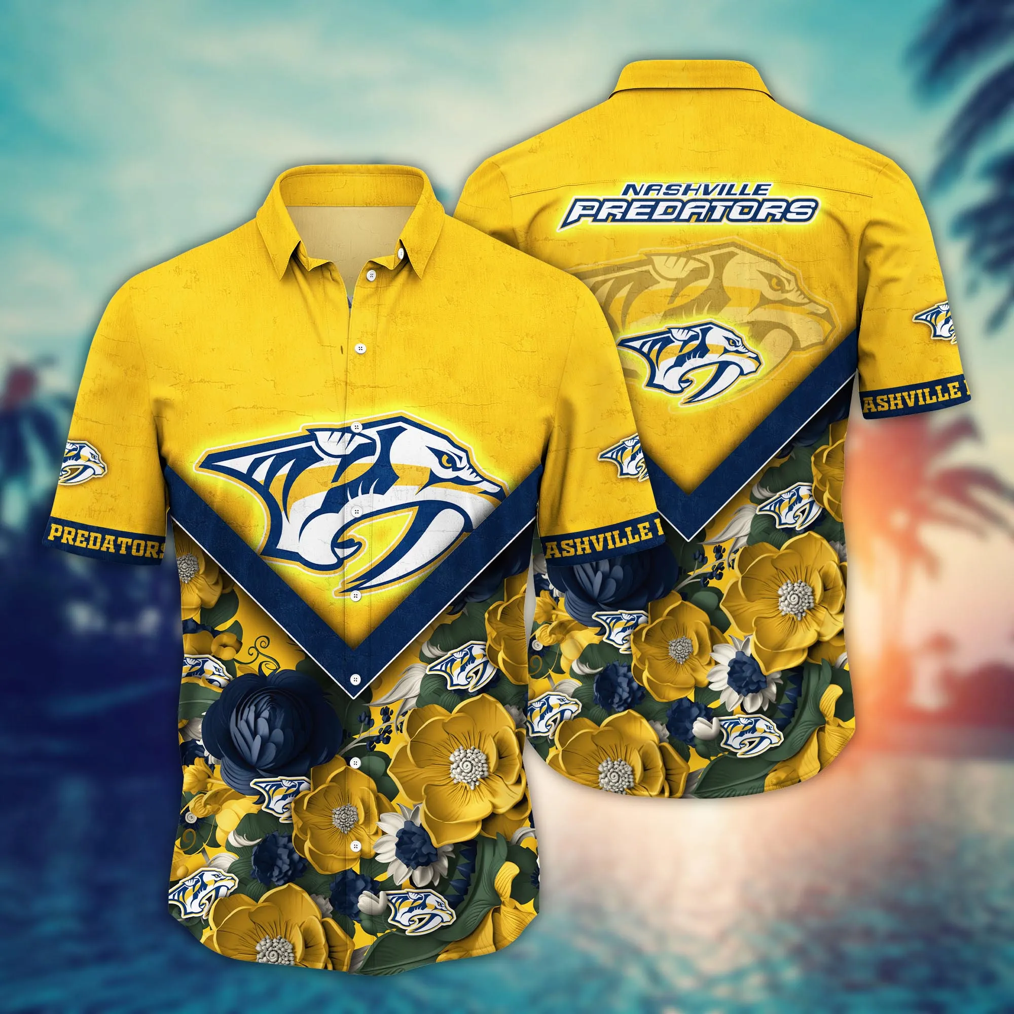 Nashville Predators NHL Hawaiian Shirt Custom Music Festivals Aloha Shirt Nashville Predators NHL Hawaiian Shirt Custom Music Festivals Aloha Shirt