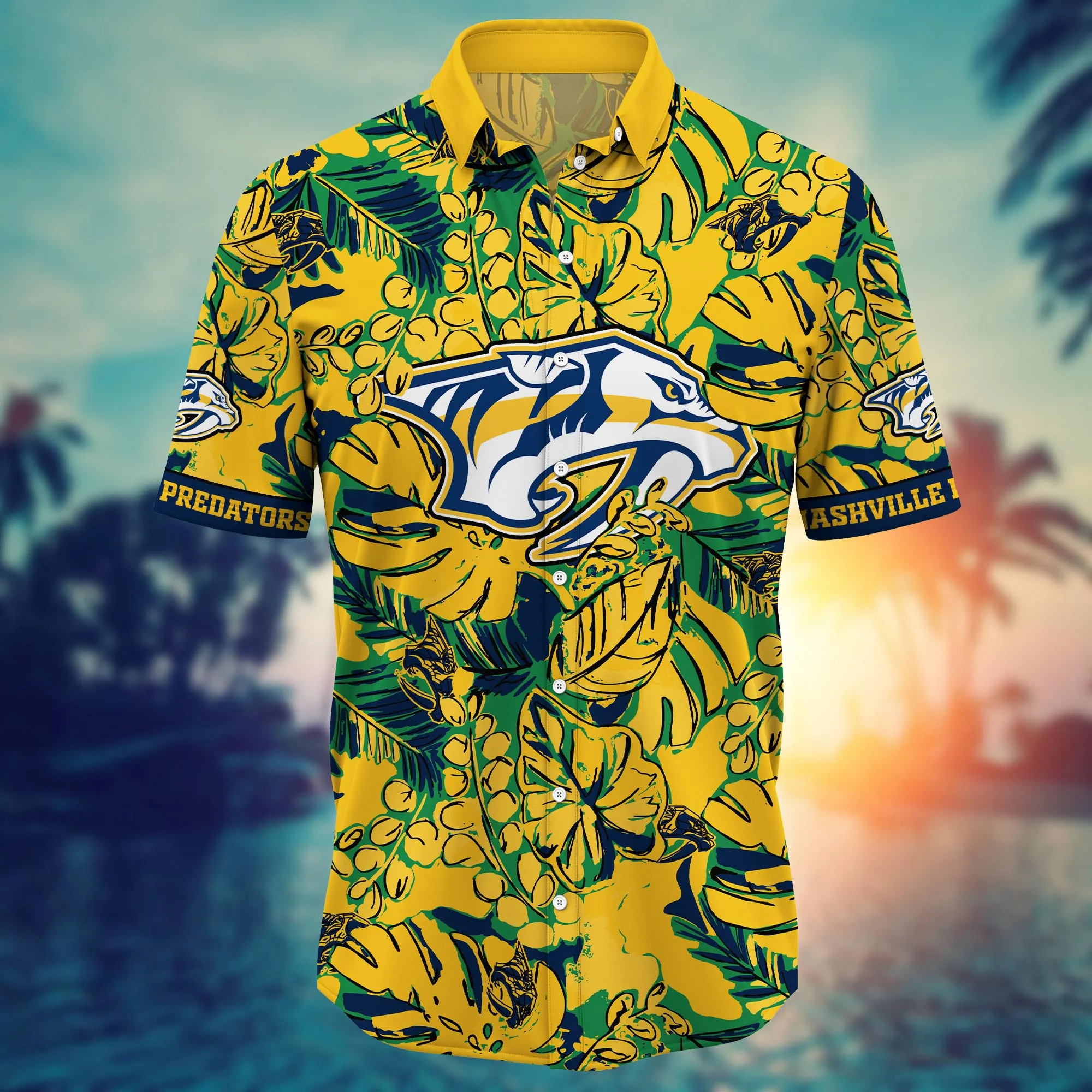 Nashville Predators NHL Hawaiian Shirt Mosquito Bites Aloha Shirt