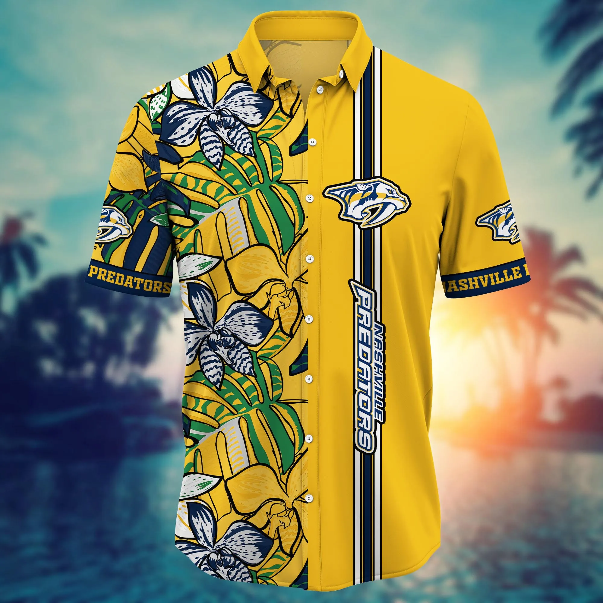 Nashville Predators NHL Hawaiian Shirt Sandals Aloha Shirt