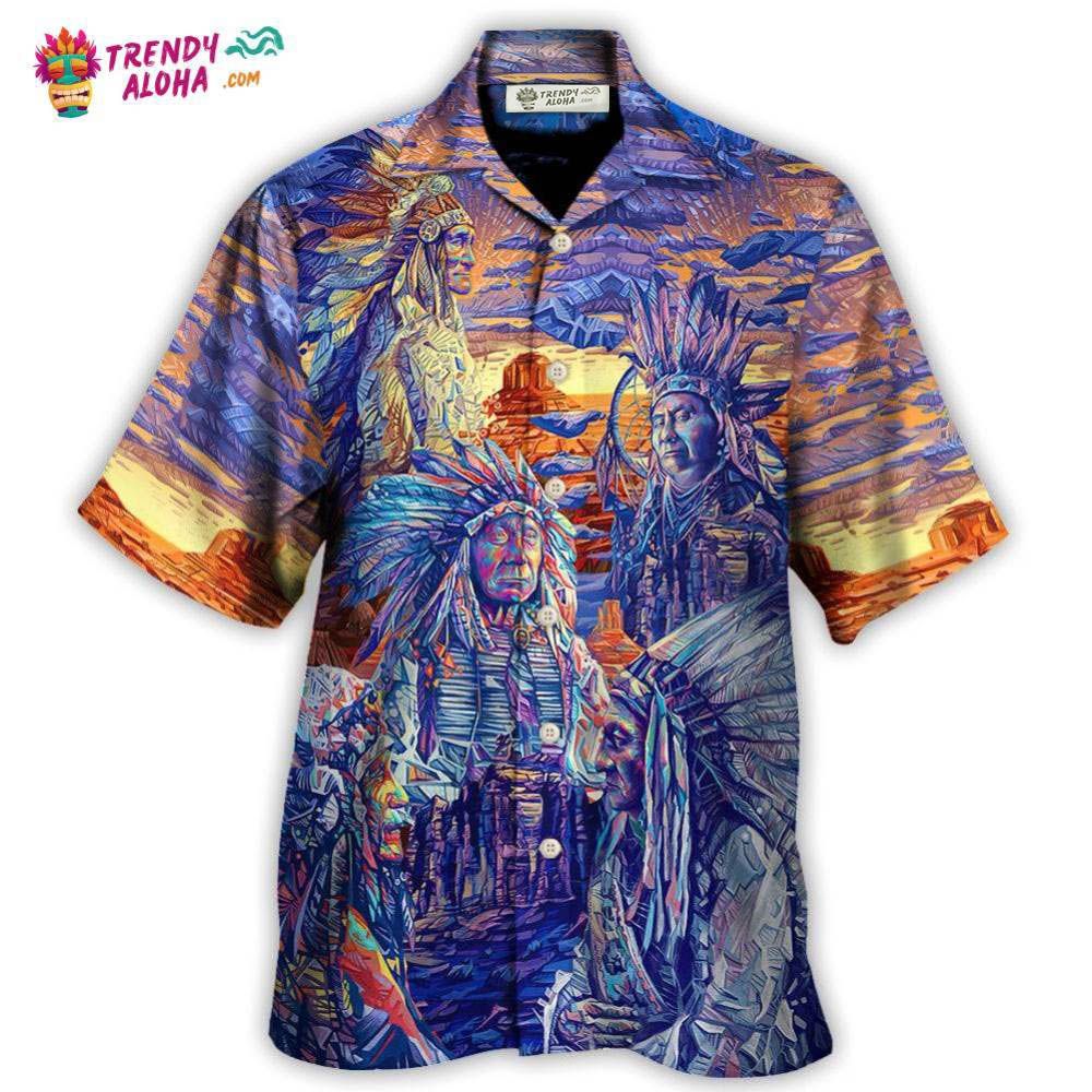 Native American Chief Respect Nature Hawaiian Shirt – Trendy Aloha Native American Chief Respect Nature Hawaiian Shirt – Trendy Aloha