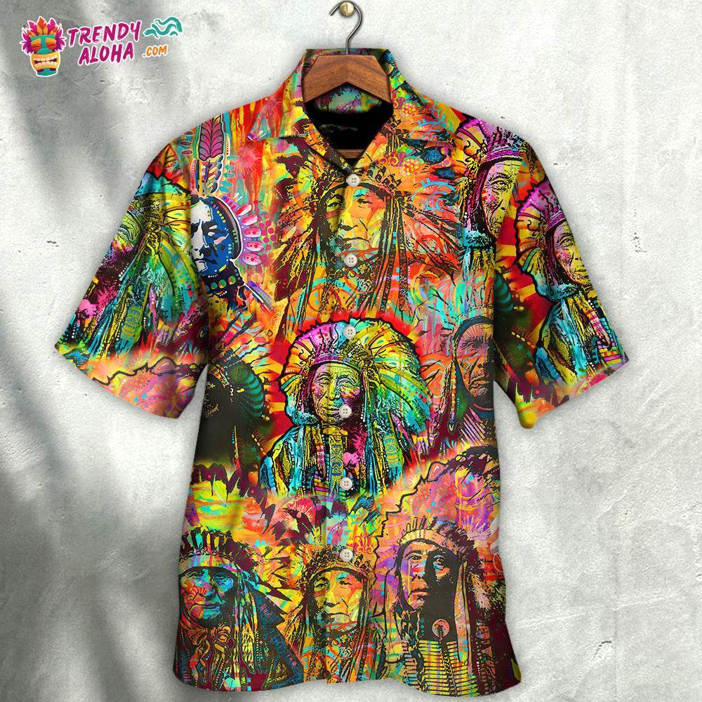 Native American It’S In My Dna Hawaiian Shirt – Trendy Aloha