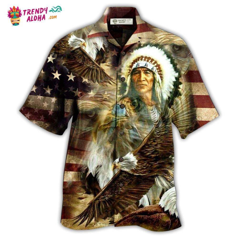 Native American Proud Eagle Cool Hawaiian Shirt – Trendy Aloha Native American Proud Eagle Cool Hawaiian Shirt – Trendy Aloha