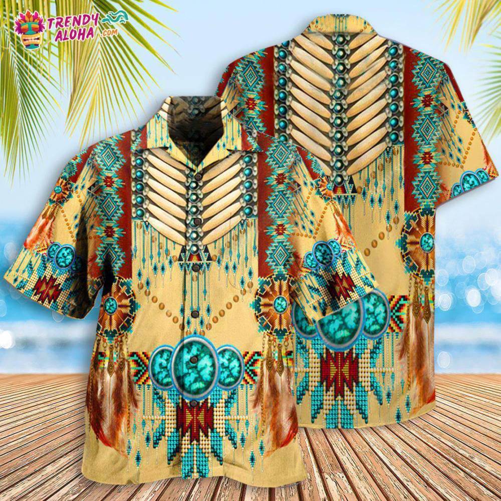Native American Proud Pattern Hawaiian Shirt – Trendy Aloha