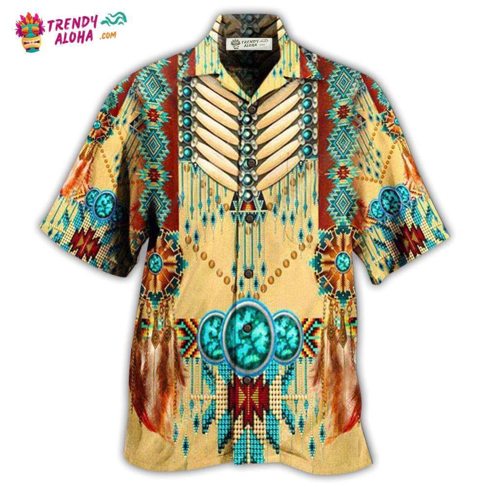 Native American Proud Pattern Hawaiian Shirt – Trendy Aloha