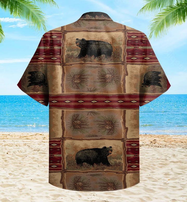 Native Bear Trendy Hawaiian Shirt 3D Summer Gifts