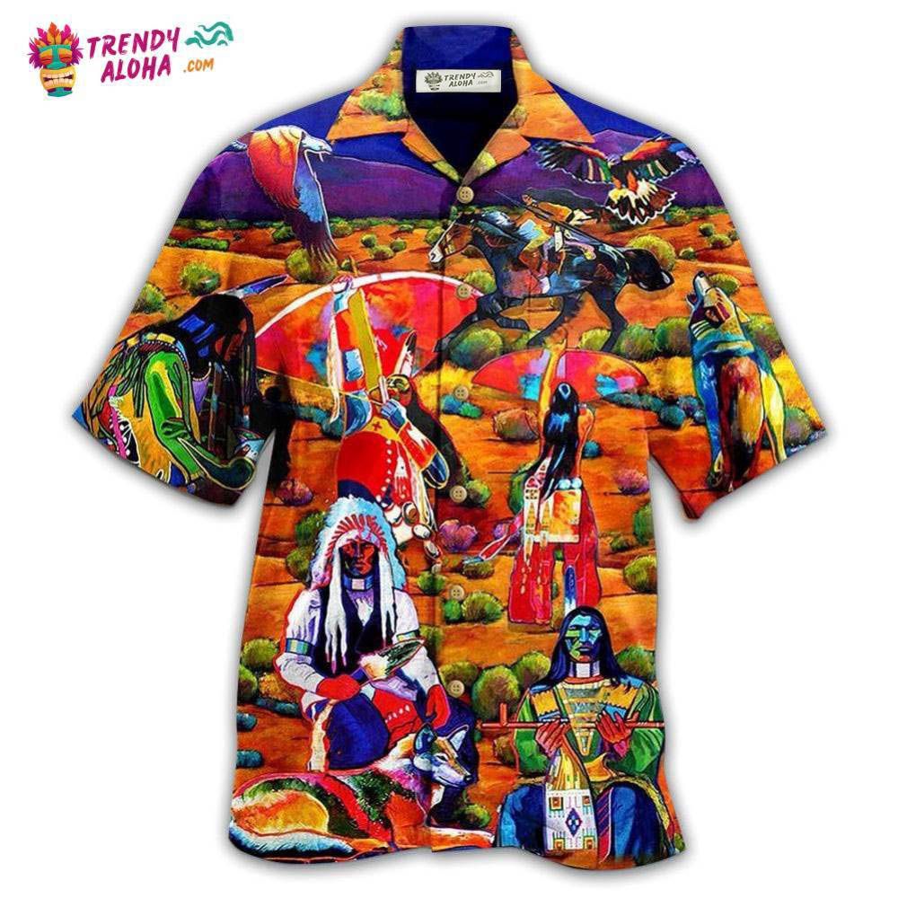 Native Human Love Red Hawaiian Shirt – Trendy Aloha