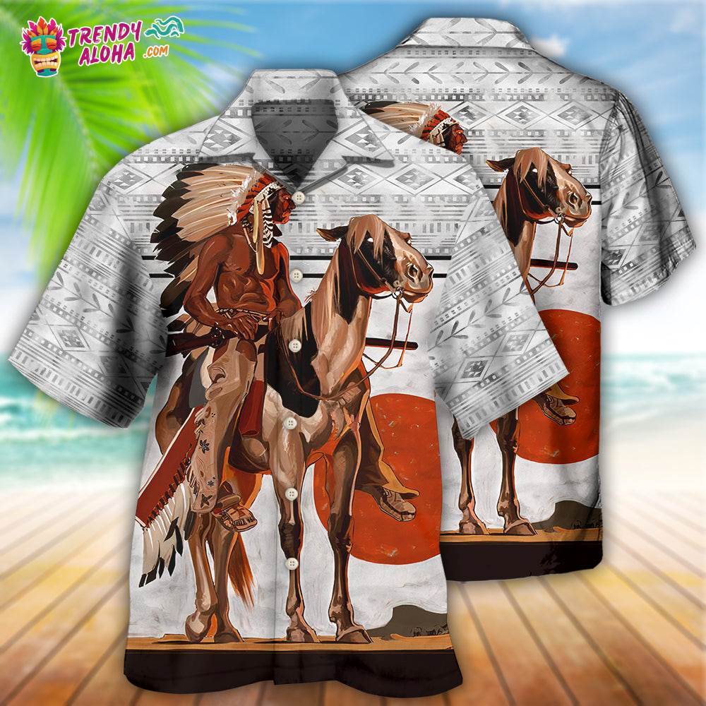 Native Style Love Peace Strong Hawaiian Shirt – Trendy Aloha