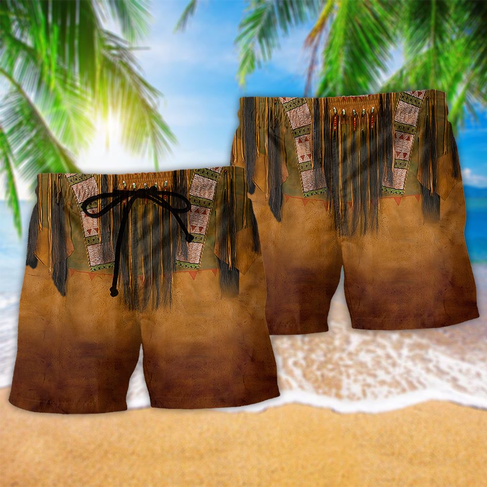 Native Style Love Peace Vintage Cool Trendy Aloha Hawaiian Beach Shorts