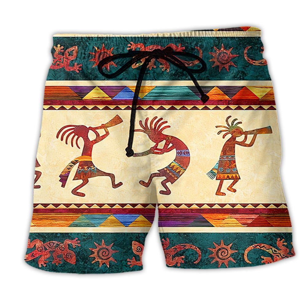 Native Style Love Peace Vintage Style Trendy Aloha Hawaiian Beach Shorts Native Style Love Peace Vintage Style Trendy Aloha Hawaiian Beach Shorts
