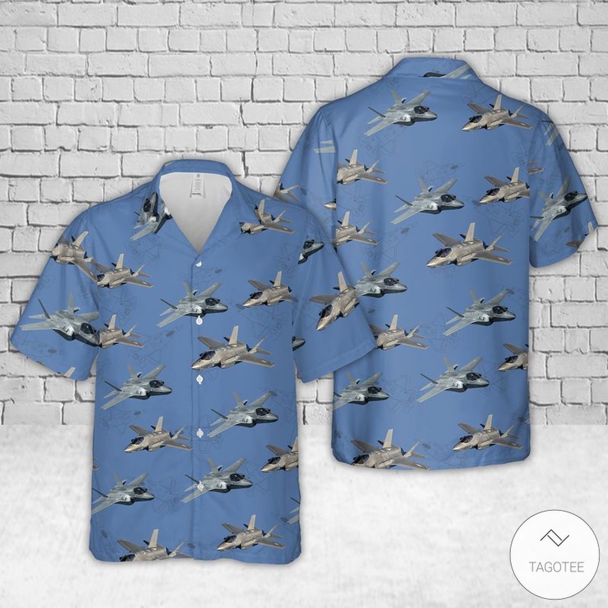 Navy Lightning Design Hawaiian Shirt Special Look