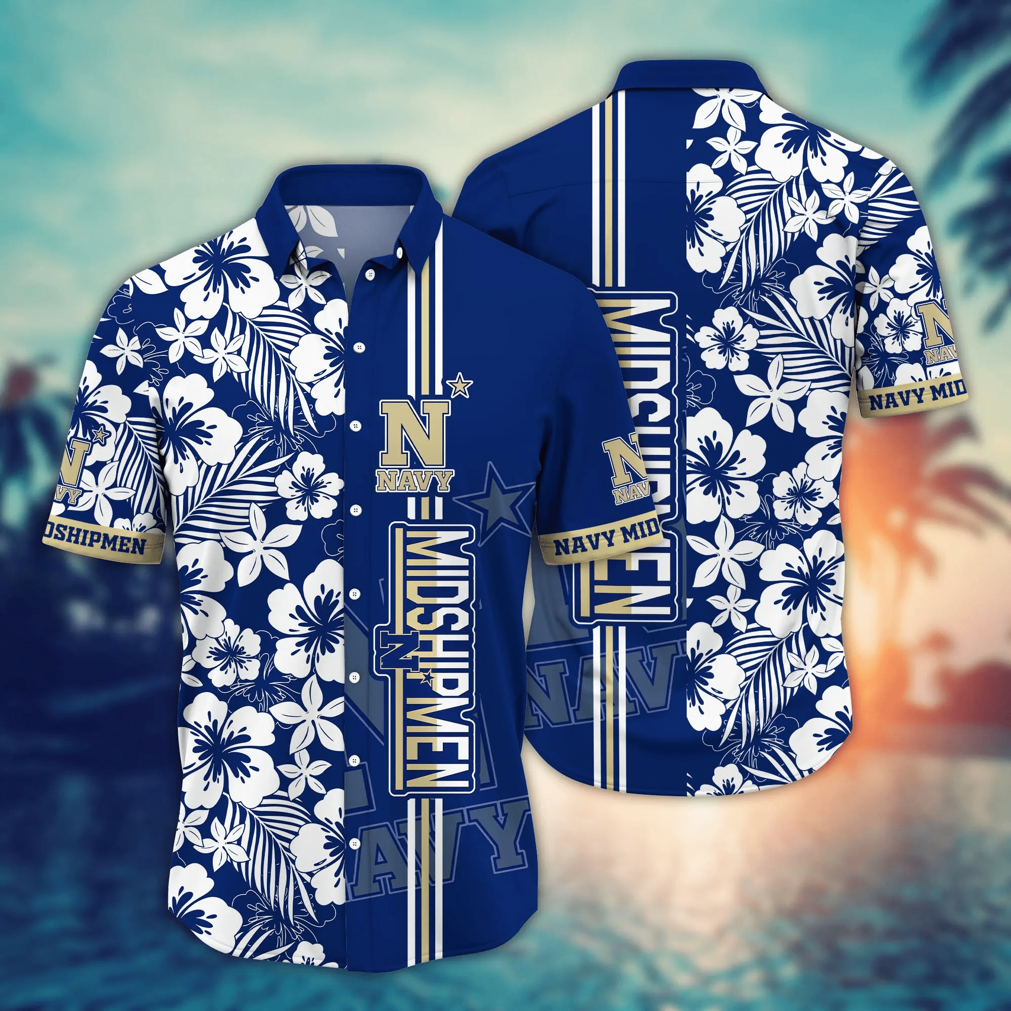 Navy Midshipmen NCAA Hawaiian Shirt Dry Seasontime Footballing Event Shirts Navy Midshipmen NCAA Hawaiian Shirt Dry Seasontime Footballing Event Shirts