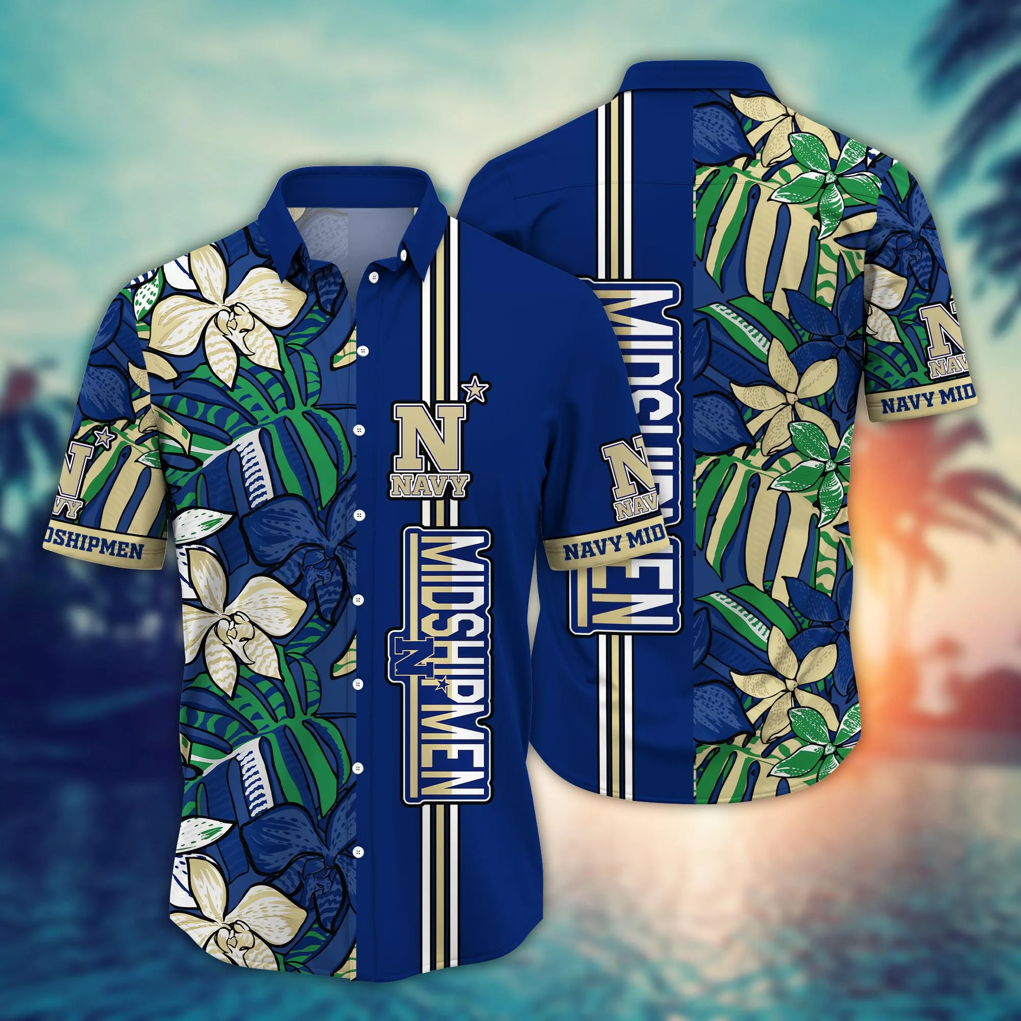 Navy Midshipmen NCAA Hawaiian Shirt Summer Fruits Aloha Shirt Navy Midshipmen NCAA Hawaiian Shirt Summer Fruits Aloha Shirt
