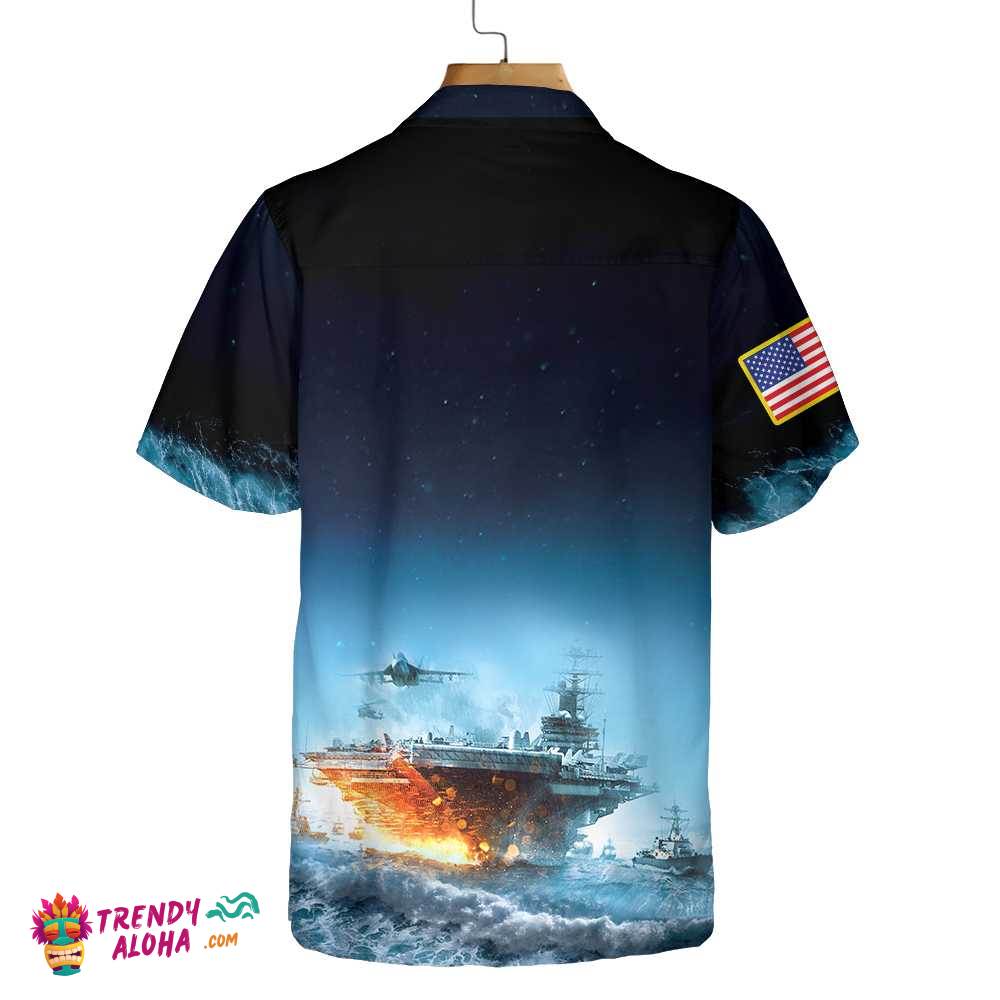 Navy Veteran Hawaiian Shirt, Proud Veteran Shirt, Meaningful Gift For Veteran Day