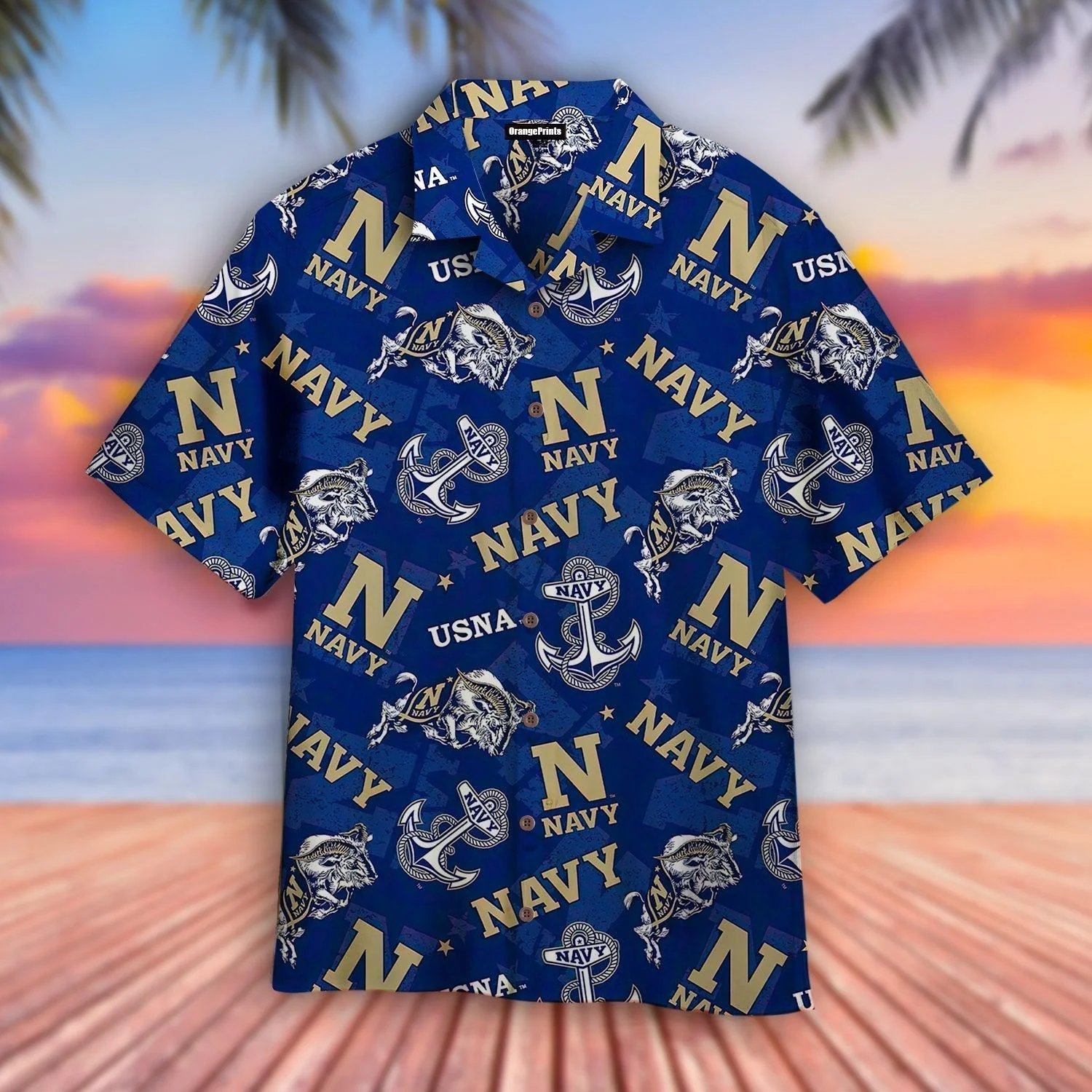 Navy Veteran Us Trendy Hawaiian Shirt