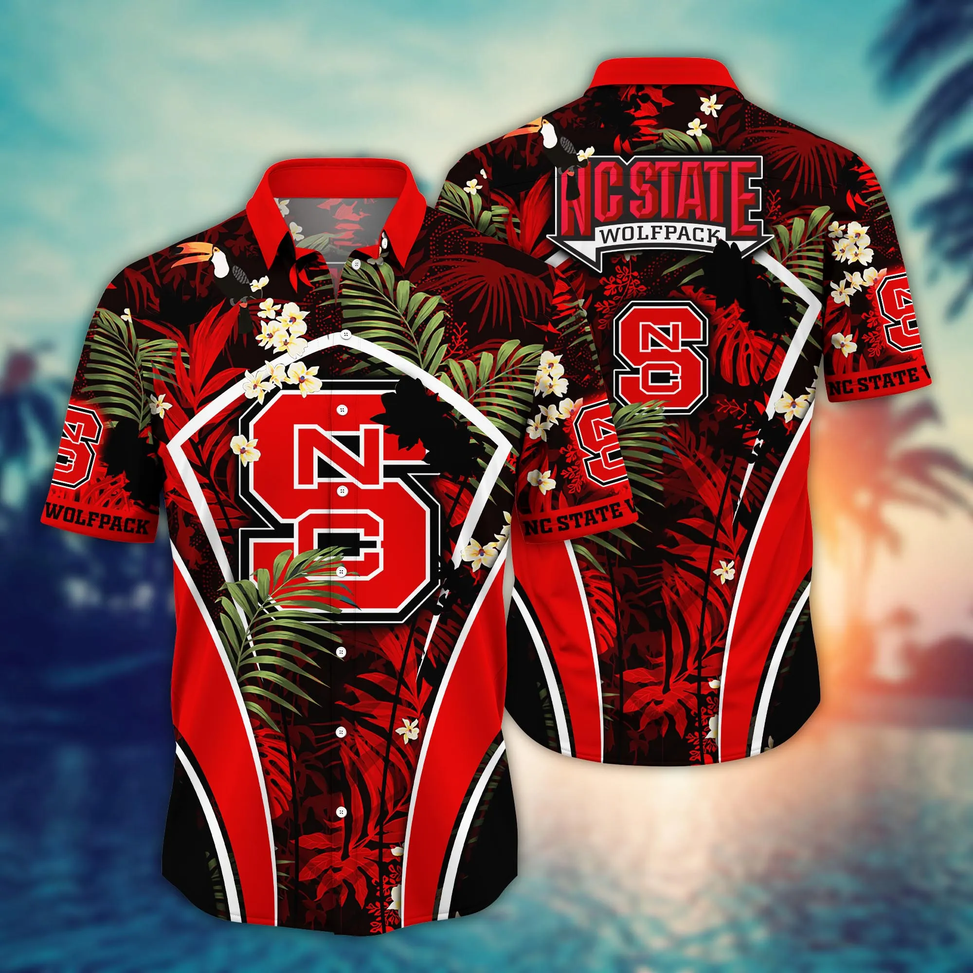 Nc State Wolfpack NCAA Hawaiian Shirt Barbecues Aloha Shirt
