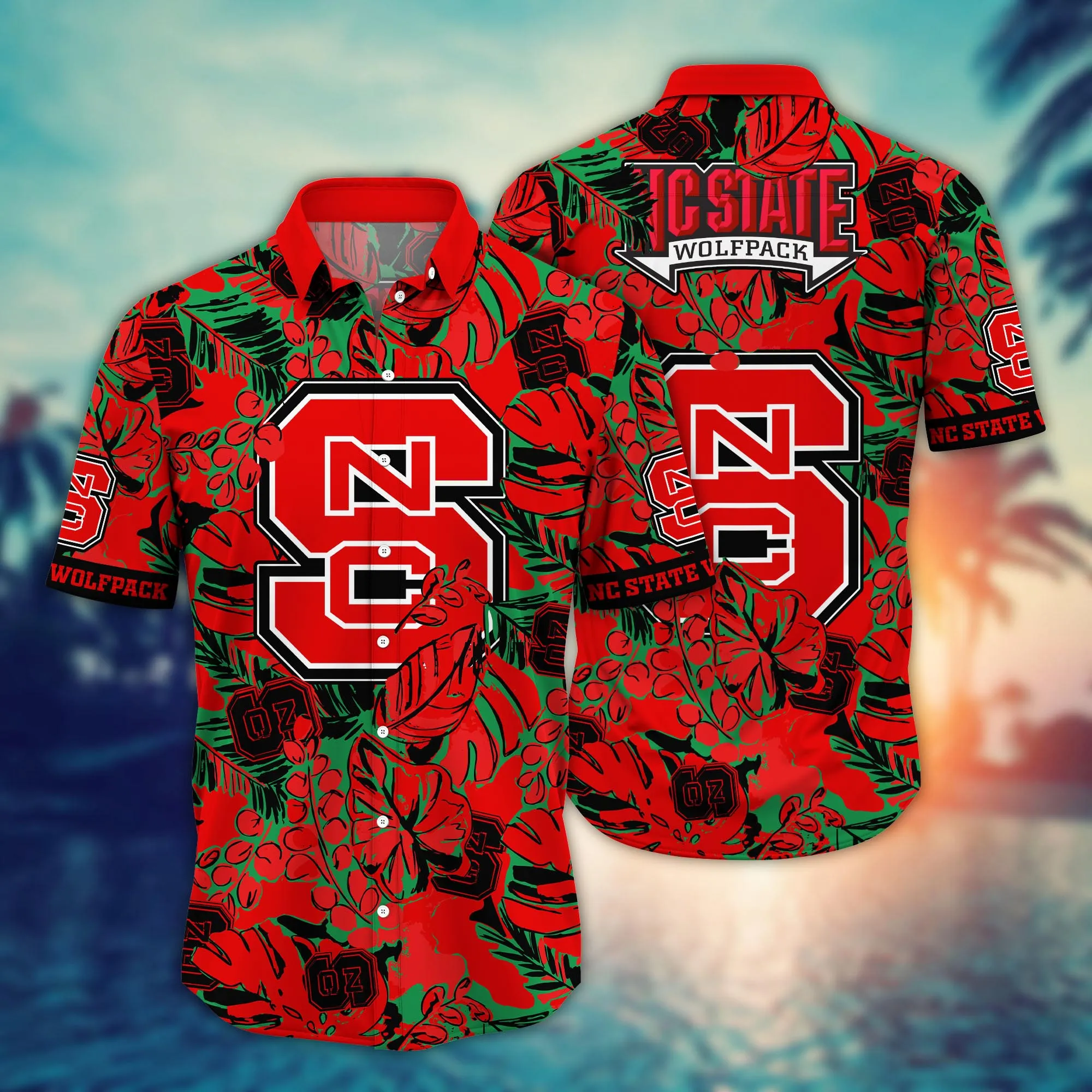 Nc State Wolfpack NCAA Hawaiian Shirt Beach Balls Aloha Shirt Nc State Wolfpack NCAA Hawaiian Shirt Beach Balls Aloha Shirt