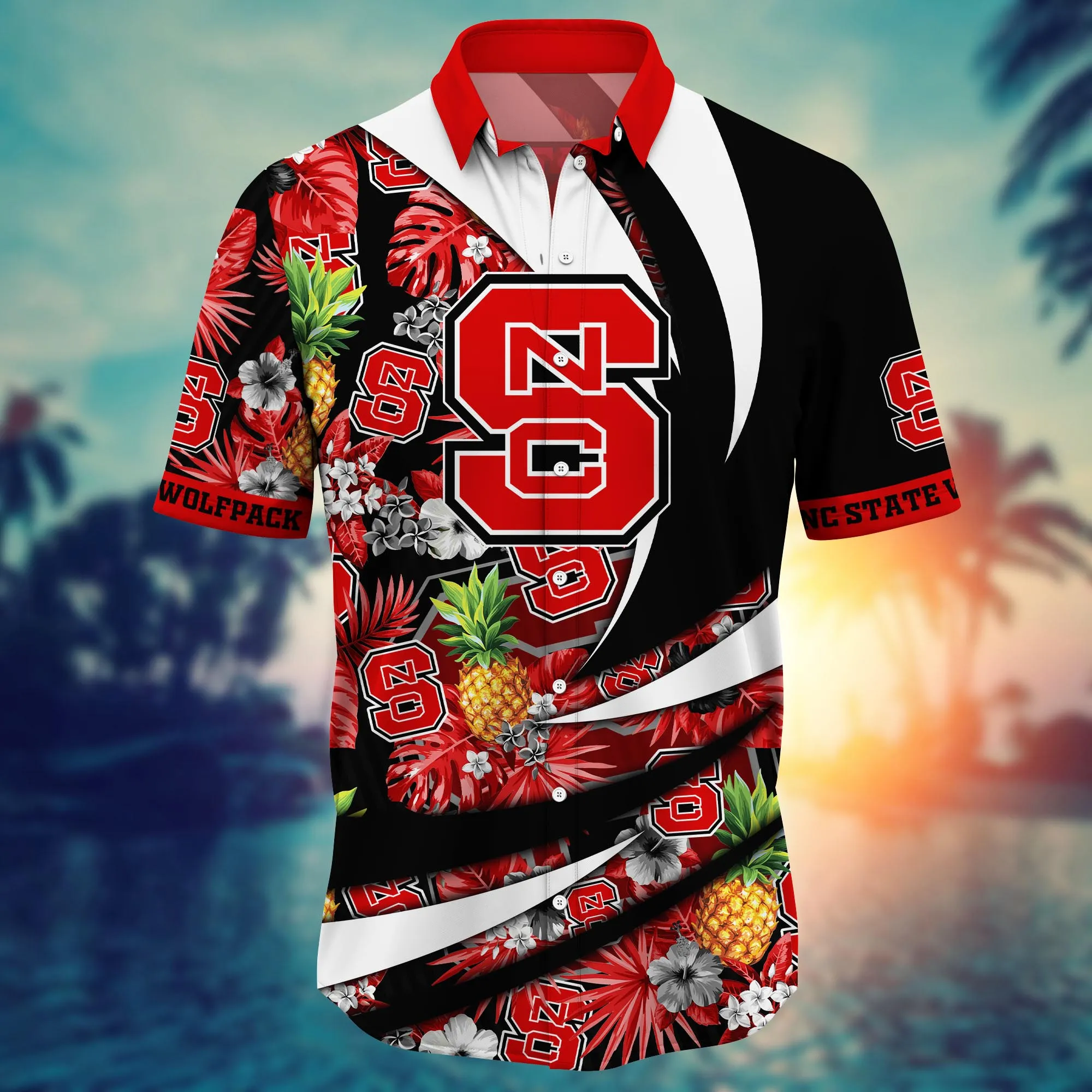 Nc State Wolfpack NCAA Hawaiian Shirt Ice-Cold Drinks Aloha Shirt