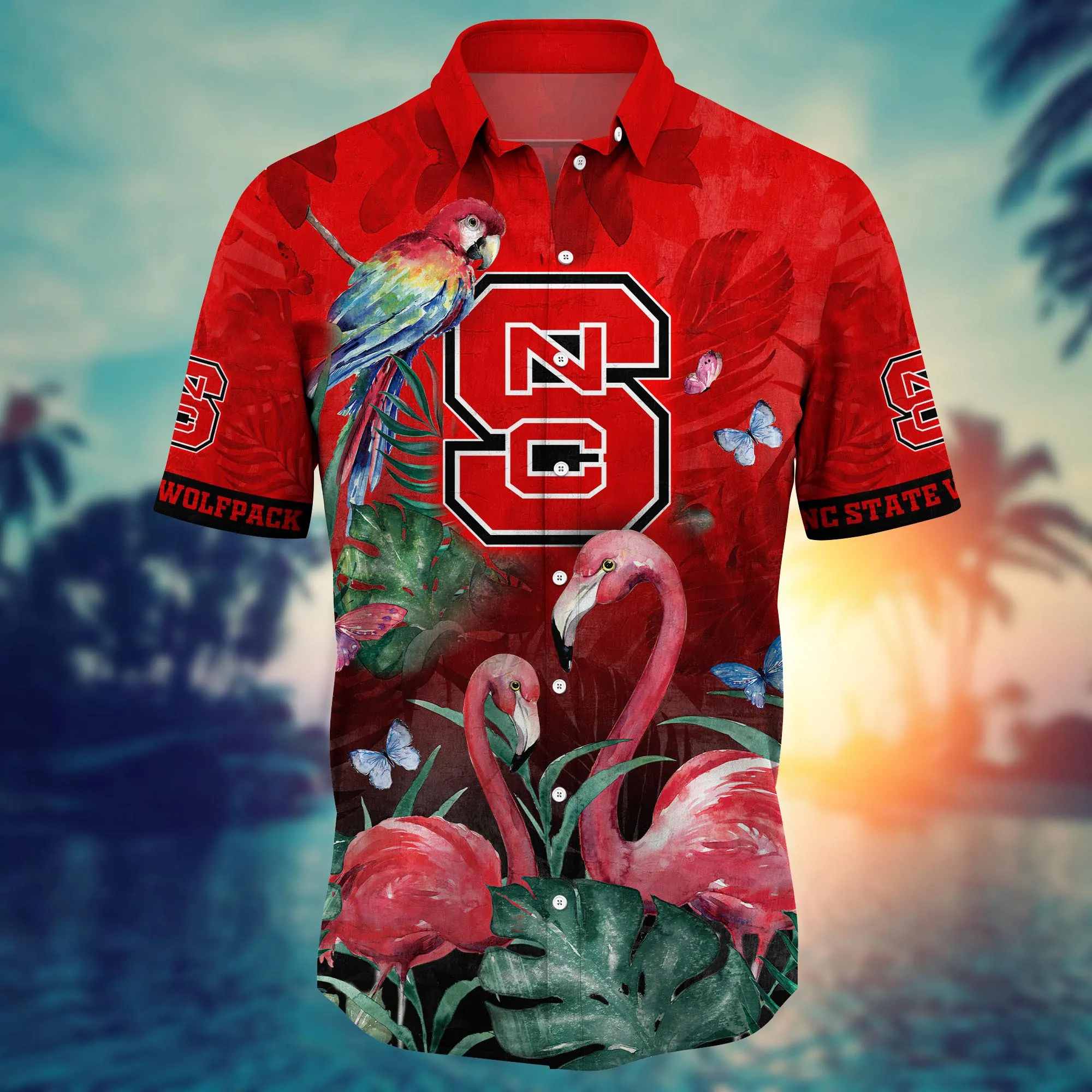 Nc State Wolfpack NCAA Hawaiian Shirt Pool Parties Aloha Shirt