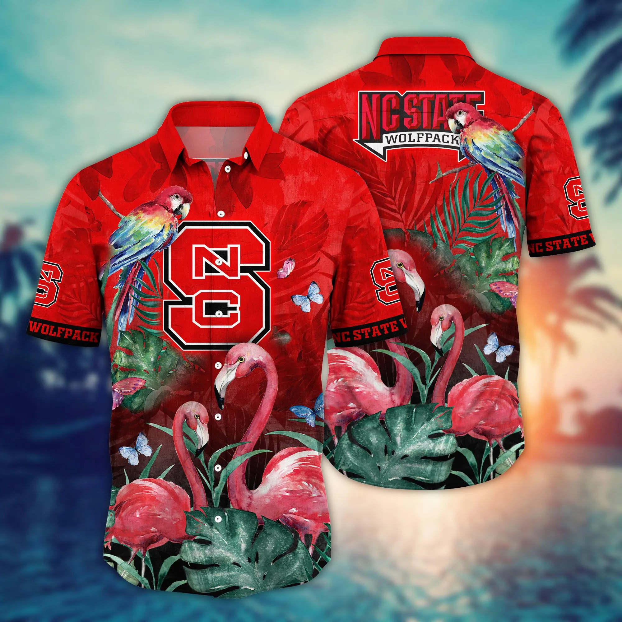 Nc State Wolfpack NCAA Hawaiian Shirt Pool Parties Aloha Shirt Nc State Wolfpack NCAA Hawaiian Shirt Pool Parties Aloha Shirt