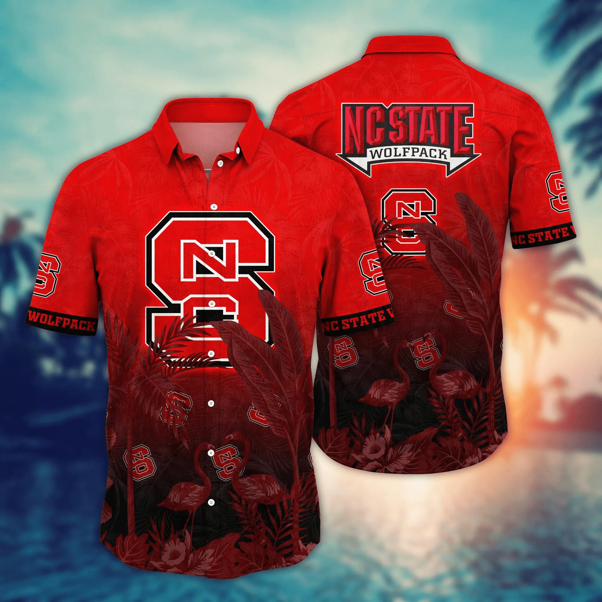 Nc State Wolfpack NCAA Hawaiian Shirt Seasidetime Aloha Shirt Nc State Wolfpack NCAA Hawaiian Shirt Seasidetime Aloha Shirt
