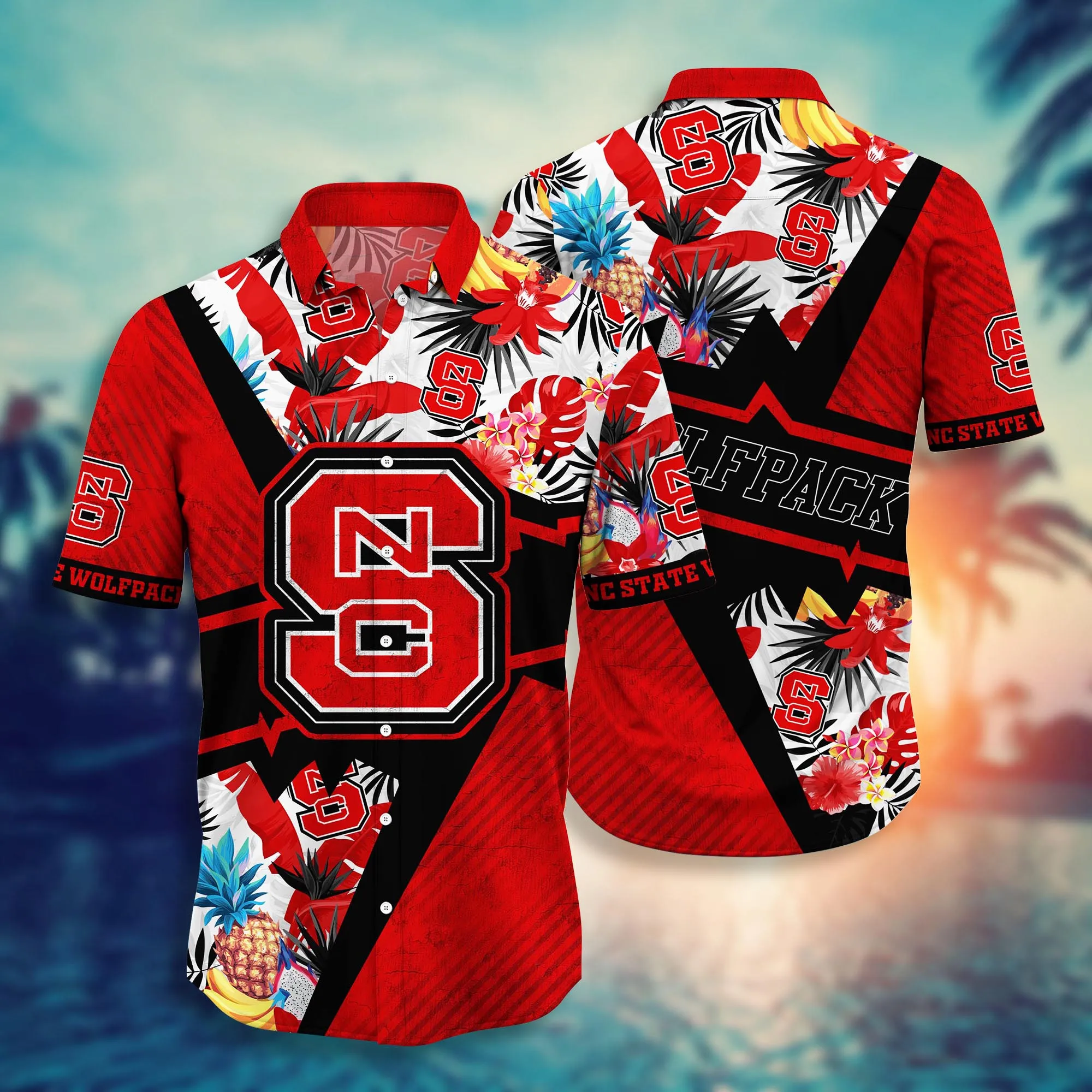 Nc State Wolfpack NCAA Hawaiian Shirt Solstice Aloha Shirt Nc State Wolfpack NCAA Hawaiian Shirt Solstice Aloha Shirt