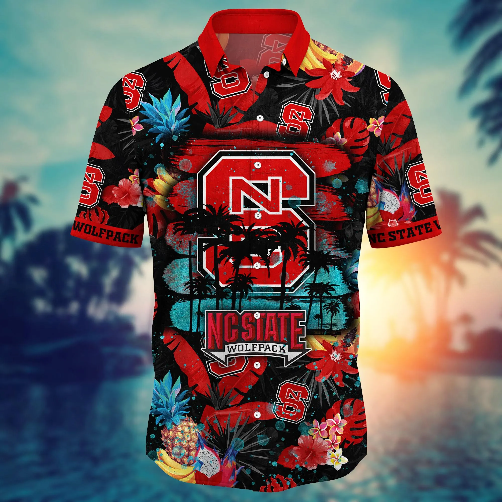 Nc State Wolfpack NCAA Hawaiian Shirt Sunlighttime Aloha Shirt