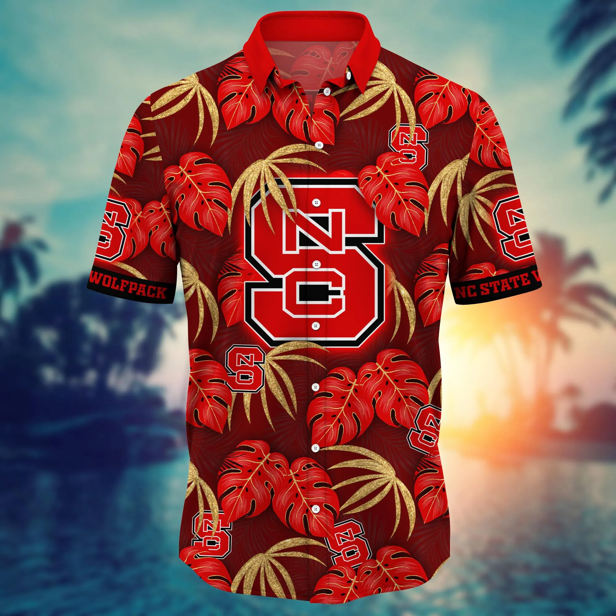 Nc State Wolfpack NCAA Hawaiian Shirt Umbrellas (For Sun) Aloha Shirt