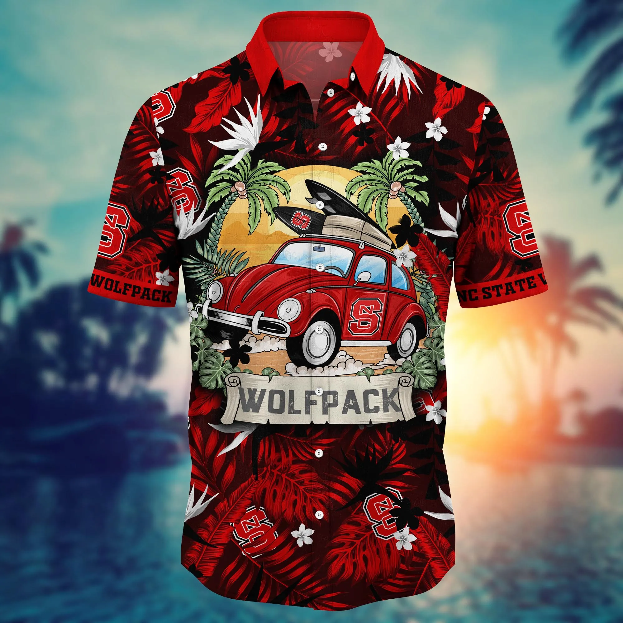 Nc State Wolfpack NCAA Hawaiian Shirt Vacation Spotstime Aloha Shirt