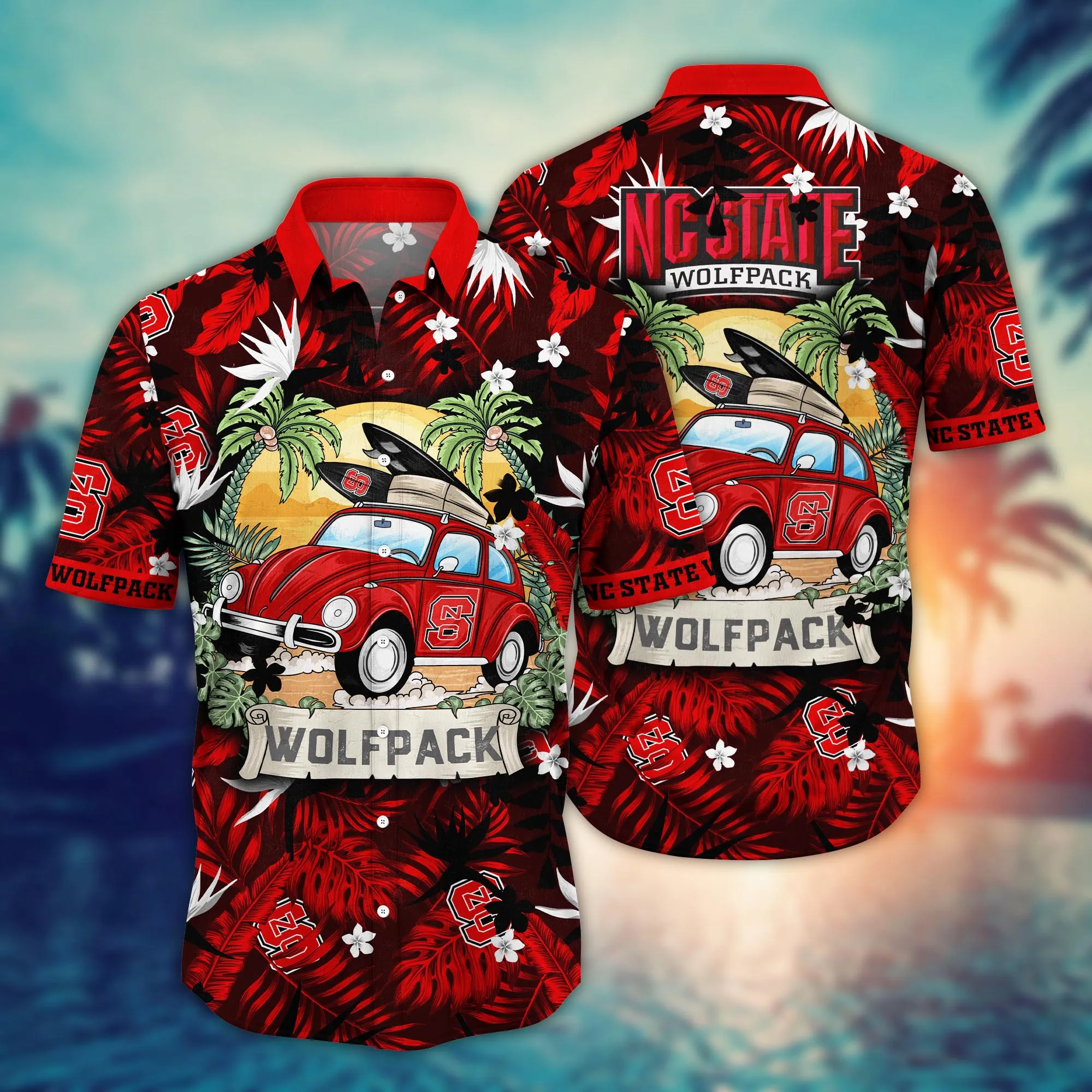 Nc State Wolfpack NCAA Hawaiian Shirt Vacation Spotstime Aloha Shirt Nc State Wolfpack NCAA Hawaiian Shirt Vacation Spotstime Aloha Shirt