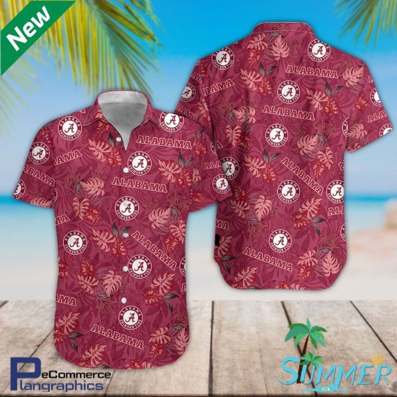 NCAA Alabama Crimson Tide Hawaiian Shirt V11 Aloha Shirt