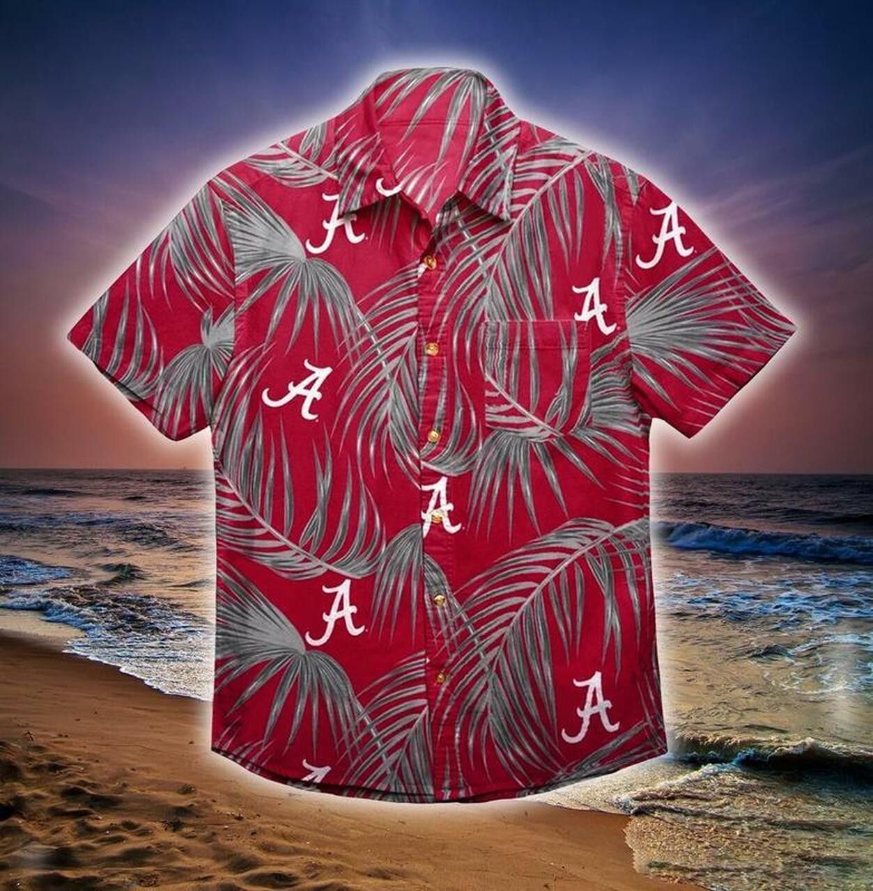 NCAA Alabama Crimson Tide Hawaiian Shirt V13 Aloha Shirt