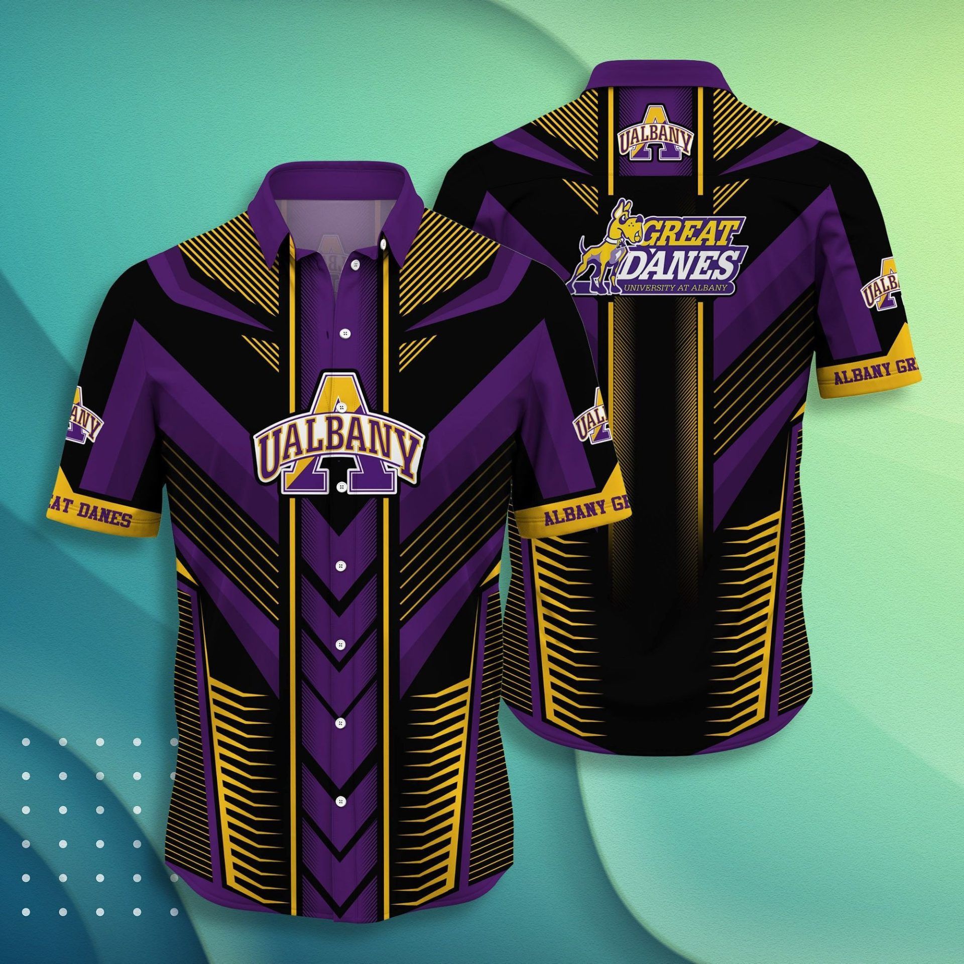 Ncaa Albany Great Danes Special Edition Trendy Hawaiian Shirt Aloha Shirt