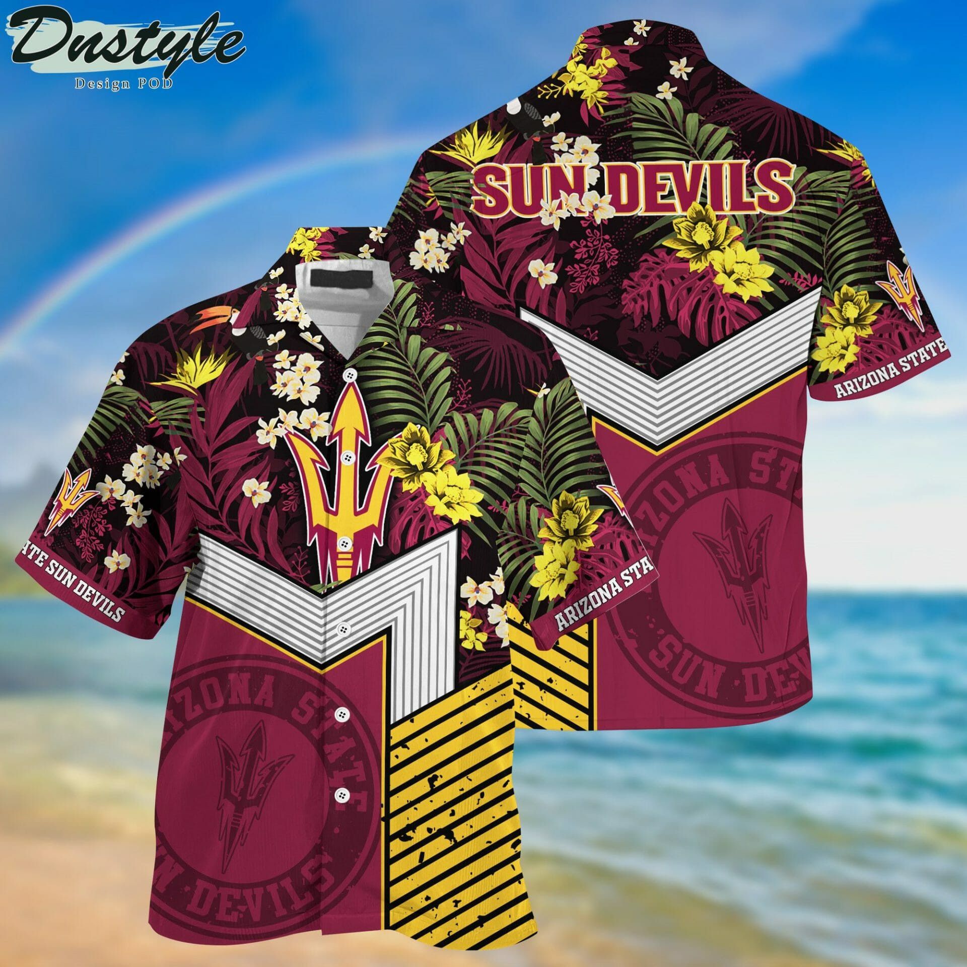 Ncaa Arizona State Sun Devils Special Design Trendy Hawaiian Shirt Aloha Shirt