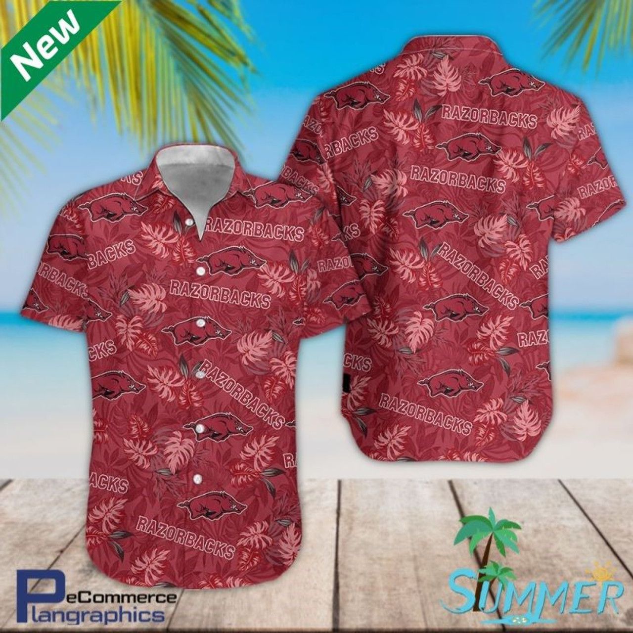 NCAA Arkansas Razorbacks Limited Edition Hawaiian Shirt