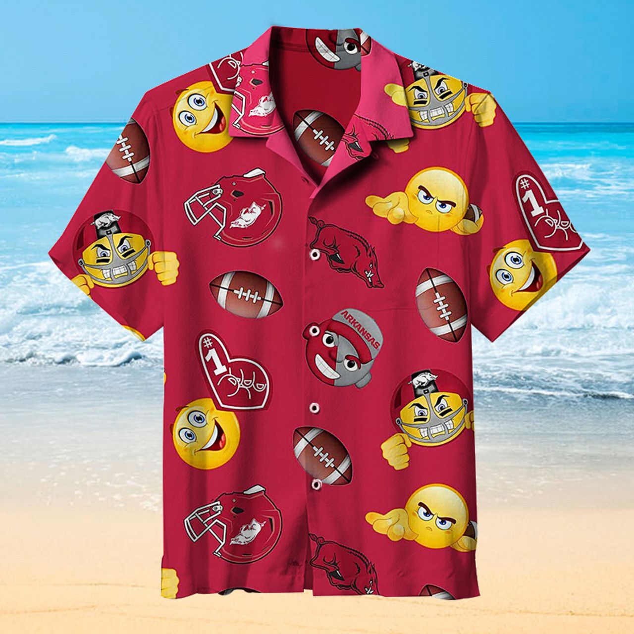 Ncaa Arkansas Razorbacks Special Style Trendy Hawaiian Shirt Aloha Shirt