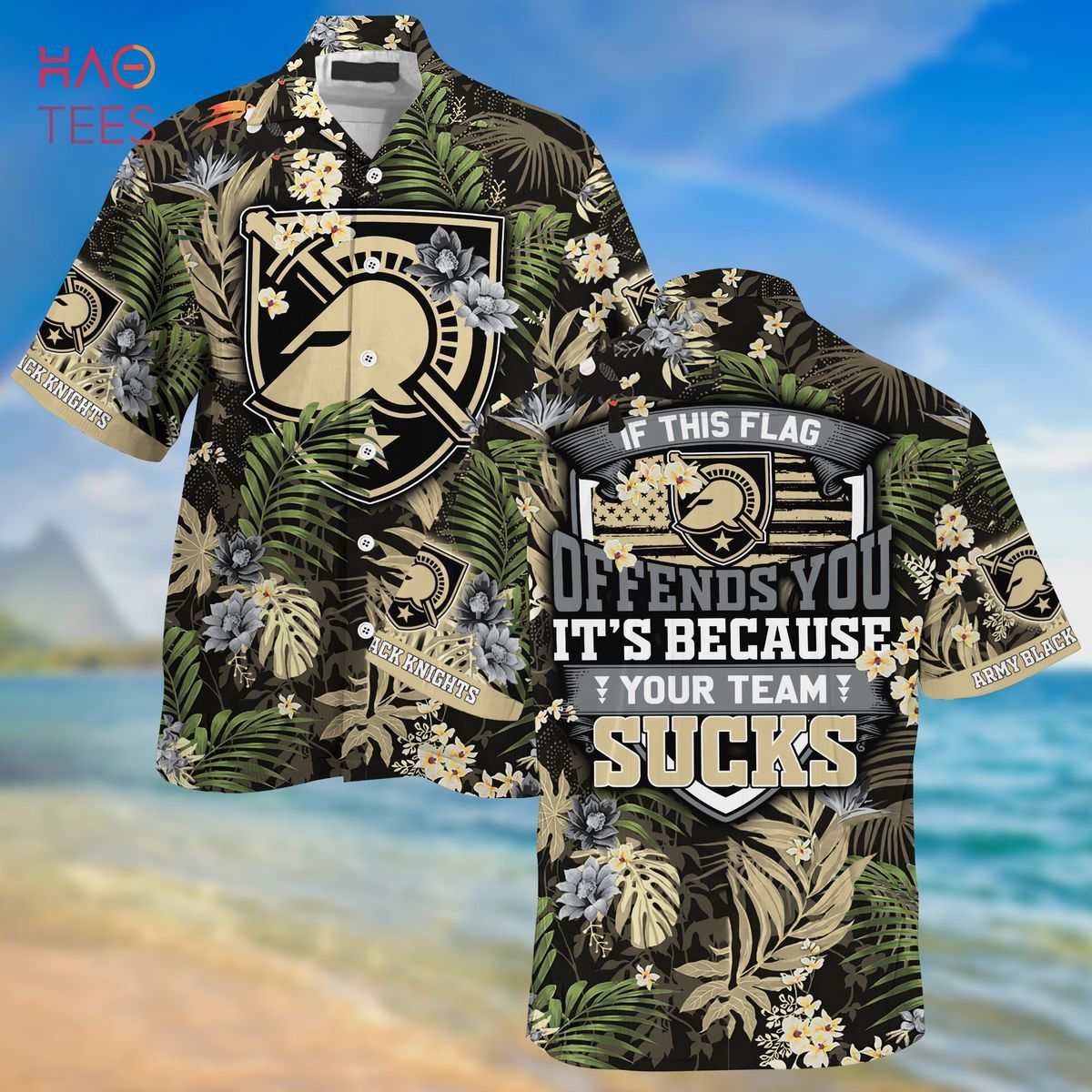Ncaa Army Black Knights Custom Name Special Design Trendy Hawaiian Shirt Aloha Shirt