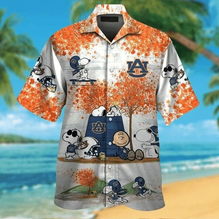 Ncaa Auburn Tigers Snoopy Trendy Hawaiian Shirt Aloha Shirt