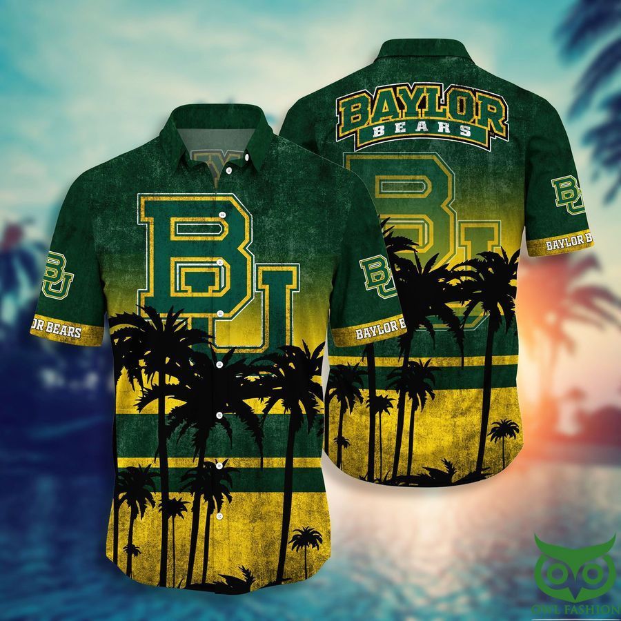 Ncaa Baylor Bears Coconut Tree Trendy Hawaiian Shirt Aloha Shirt