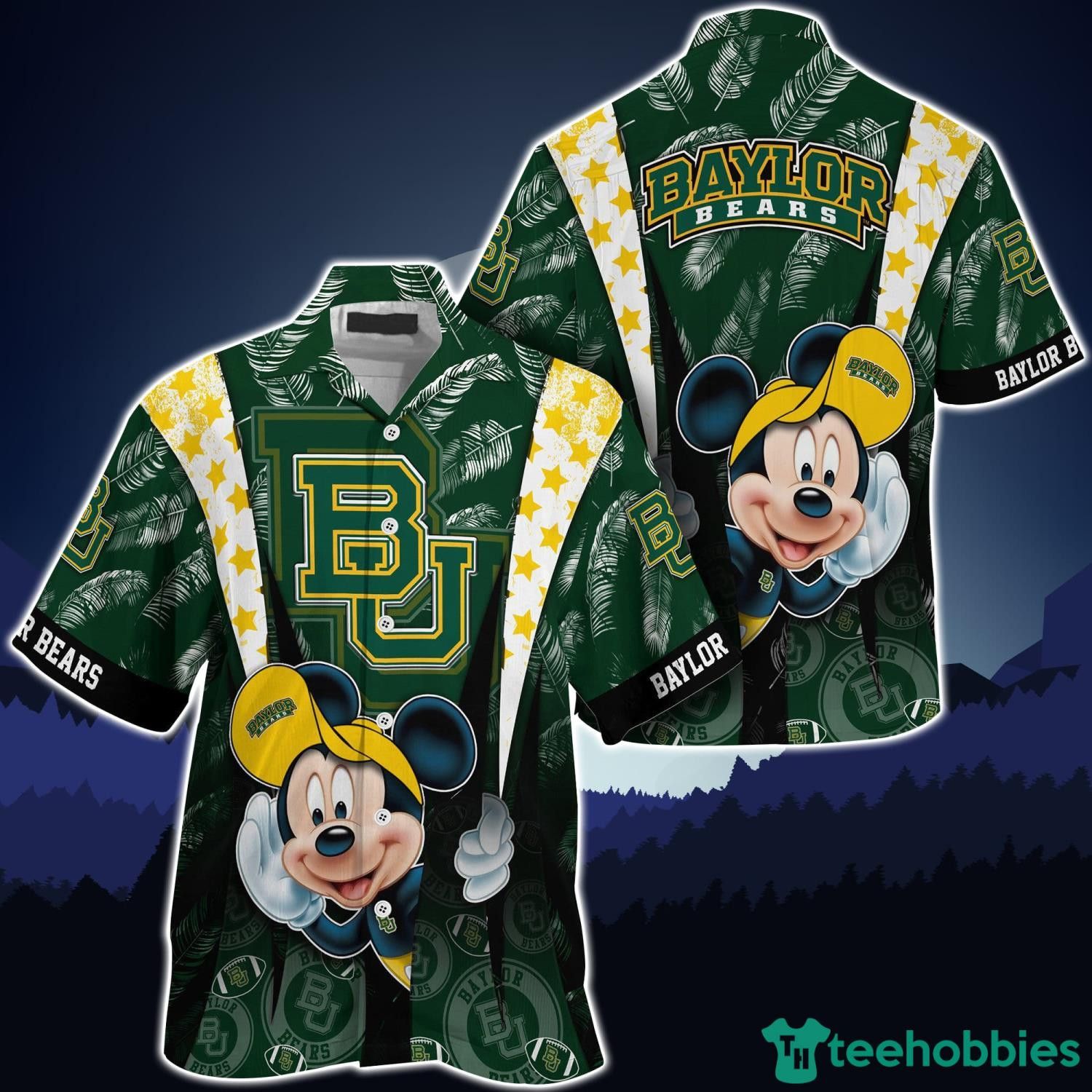 Ncaa Baylor Bears Mickey Mouse Trendy Hawaiian Shirt Aloha Shirt