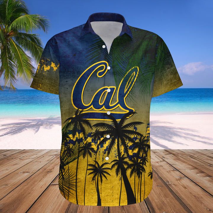 NCAA California Golden Bears Coconut Tree Hawaiian Shirt V3 Aloha Shirt