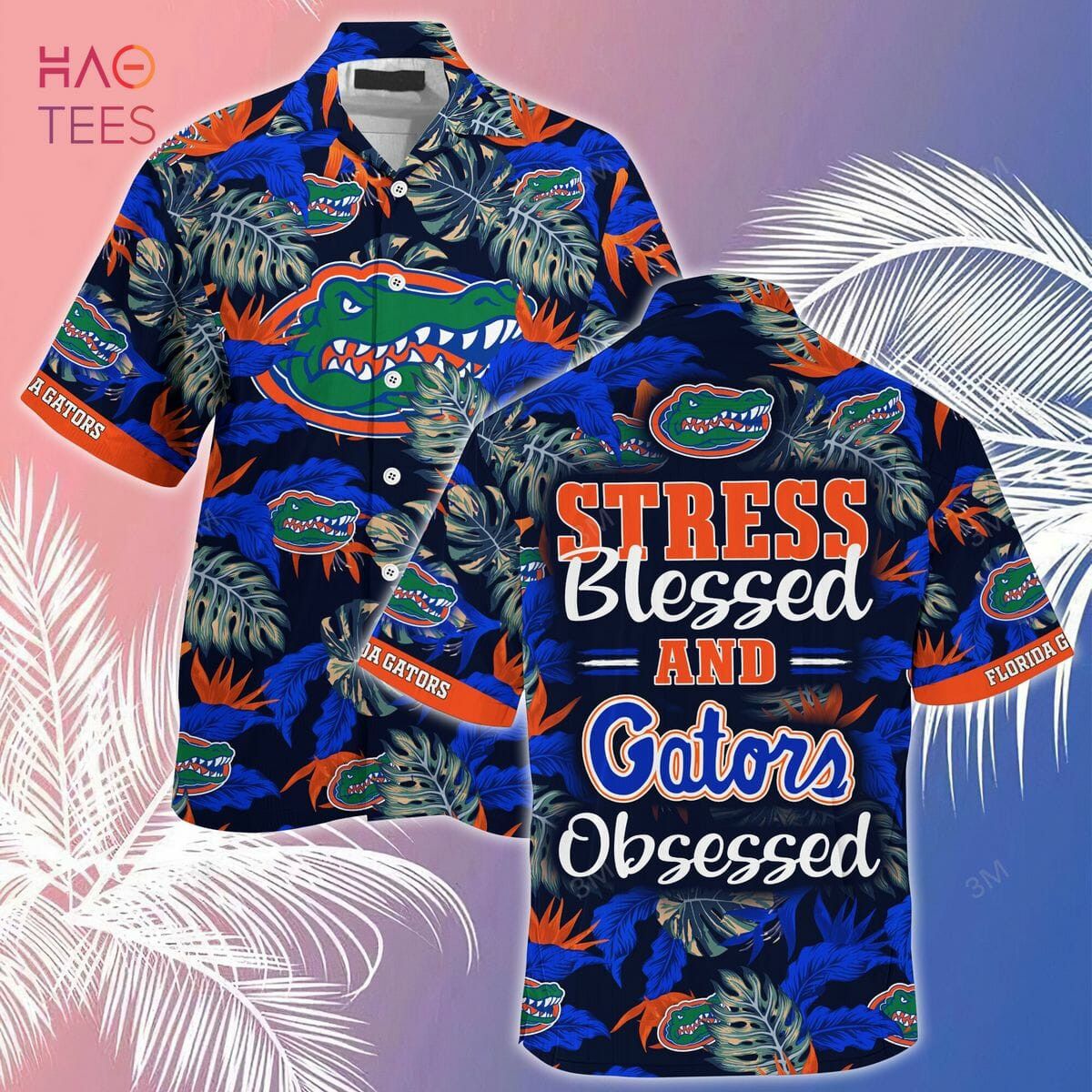 NCAA Florida Gators Blue Black New Design Hawaiian Shirt