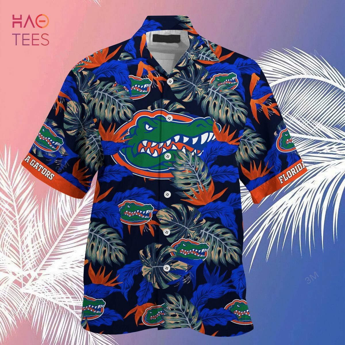 Ncaa Florida Gators Blue Black Trendy Hawaiian Shirt V2 Aloha Shirt