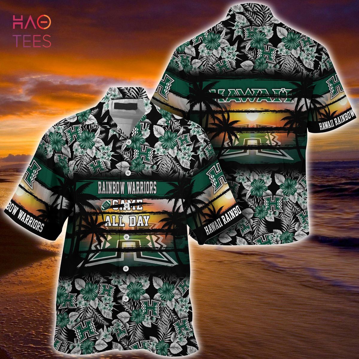 Ncaa Hawaii Rainbow Warriors Floral Pattern For Sports Enthusiast This Year Trendy Hawaiian Shirt Aloha Shirt