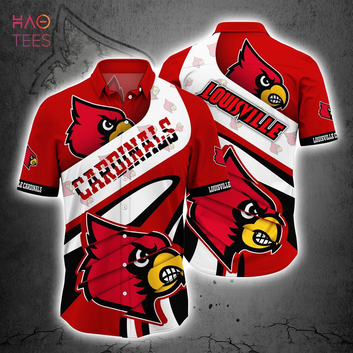 Ncaa Louisville Cardinals Red White Trendy Hawaiian Shirt Aloha Shirt Ncaa Louisville Cardinals Red White Trendy Hawaiian Shirt Aloha Shirt